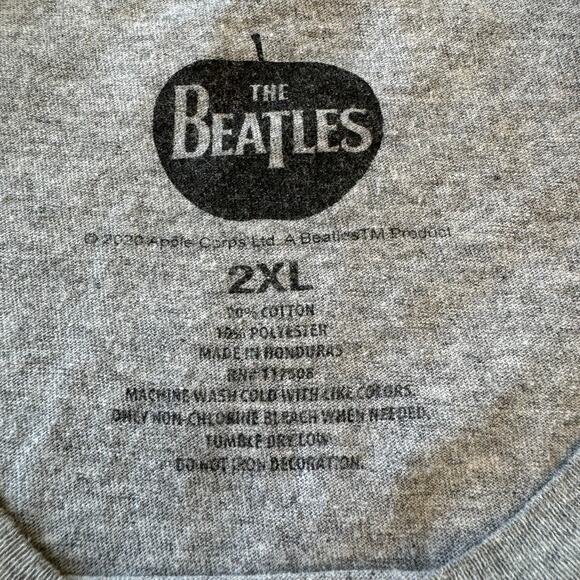 Apple Corps. Ltd. A Beatles TM Product The Beatles Abbey Road Gray T-Shirt 2XL - Picture 4 of 4